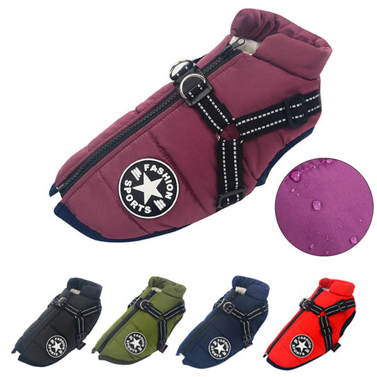 Dog Vest with Built-In Harness
