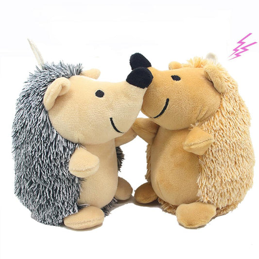 Soft Plush Hedgehog Dog Toy