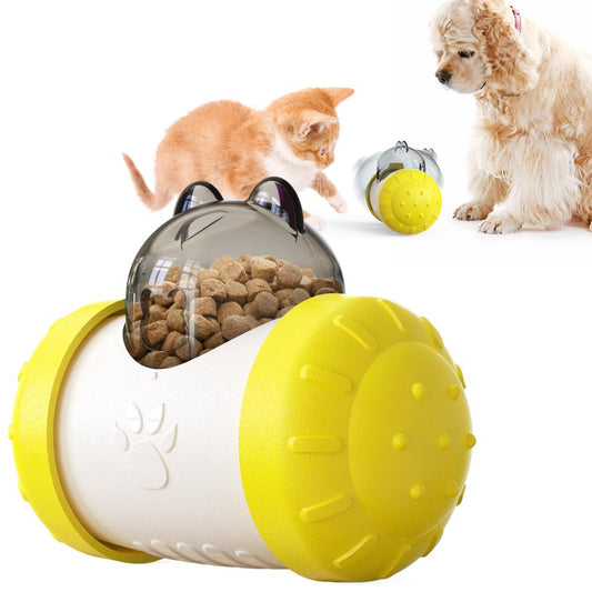 Interactive Rolling Slow Feeder Dog Toy